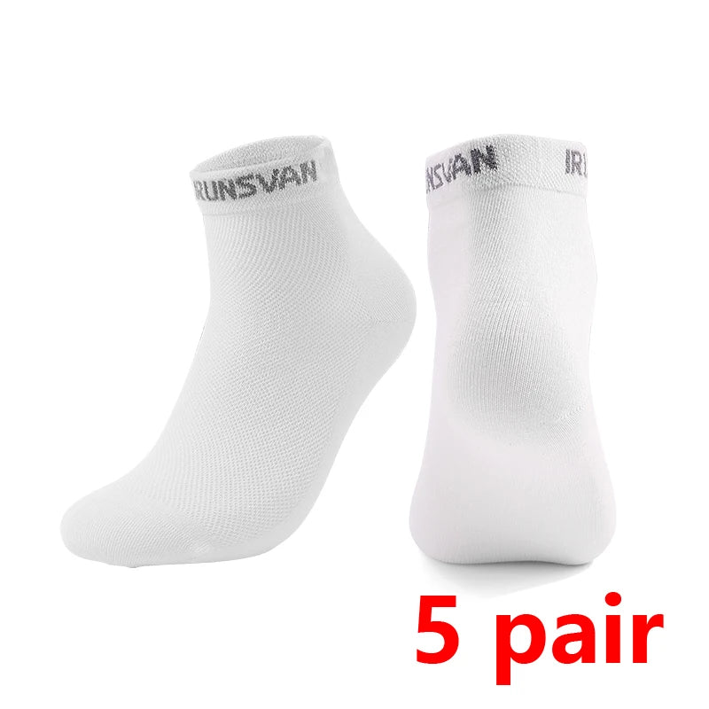 Anti-Pilling Breathable Running Ankle Socks – Moisture-Wicking, Antibacterial & Odour-Proof | 1, 5 or 10 Pairs