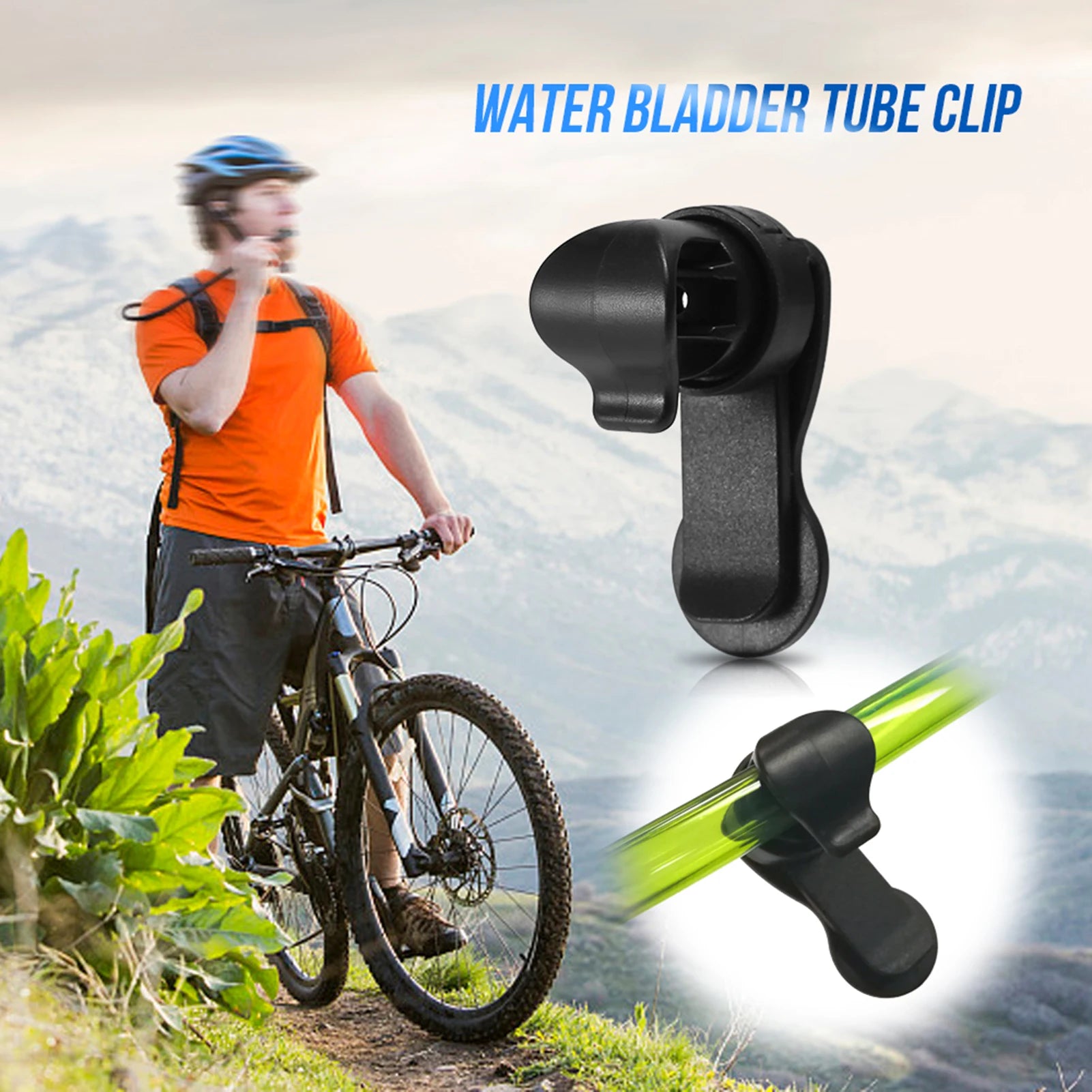 Magnetic Hydration Tube Clip – Universal Removable Hose Holder for Running Packs