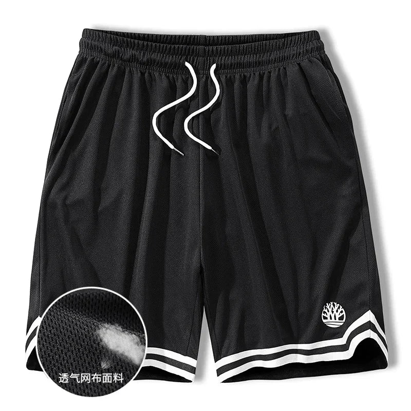 Men's Breathable Plus Size Quick Dry Summer Sport Shorts For Gym Jogging Running Beach Surfing