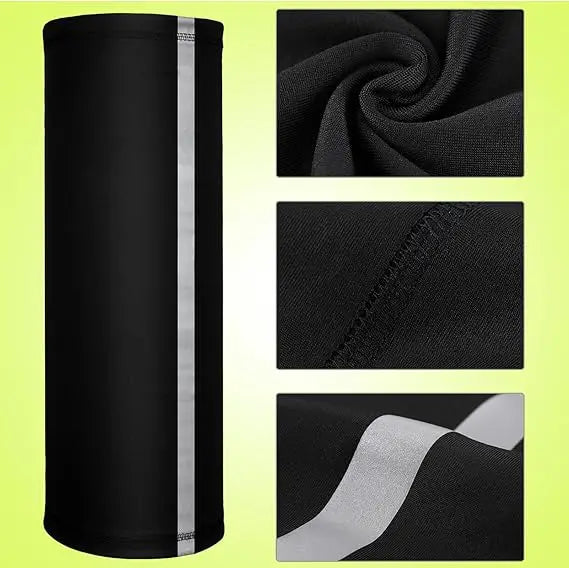 Reflective Running Gear: Neon Safety, UV Protection, Wind Protection Neck Gaiter / Rungear