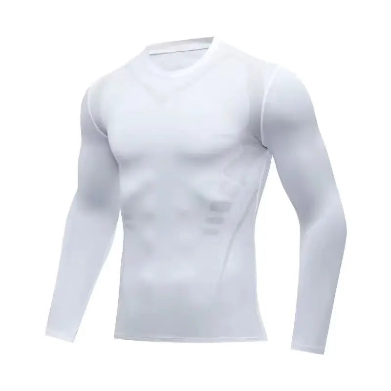 Men's Compression Apparel: Quick-Dry, Compression Fitness Tight Sports Training Shirt / Rungear