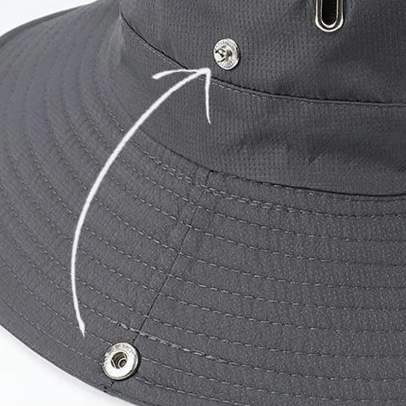 Hiking Hat Accessories: Adjustable, Versatile, Waterproof Outdoor UV Protection Hat / Rungear