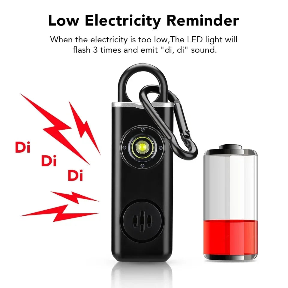 RUNGEAR 130dB Personal Safety Alarm | CE-Certified Emergency Keychain for Women & Children