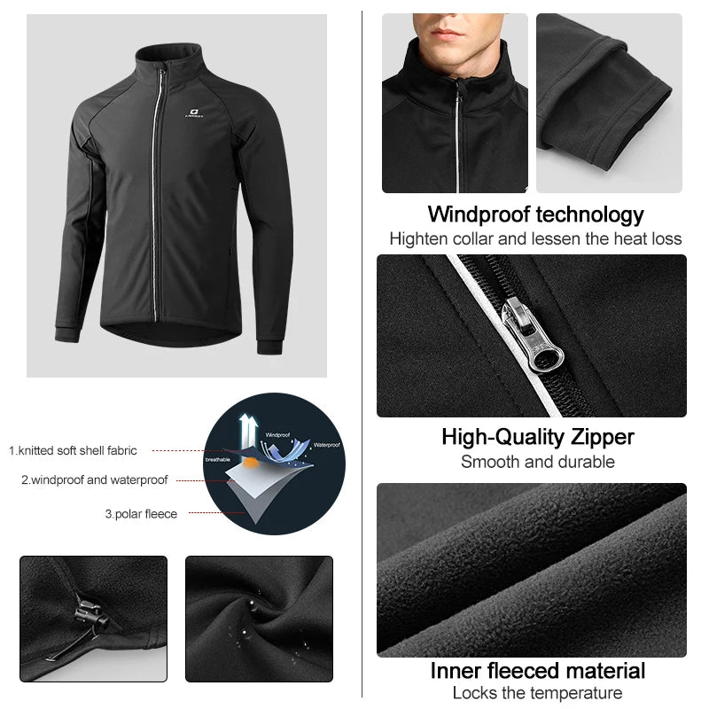 Men's Running And Trail Apparel: LAMEDA Lightweight, Reflective Windbreaker Jacket / Rungear
