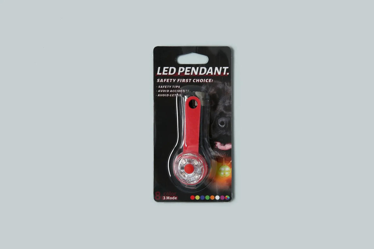 Weatherproof USB Rechargeable LED Dog Safety Light | Anti-Loss Luminous Collar Pendant