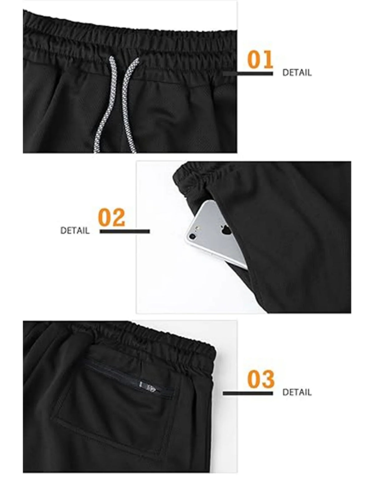 Men's 2-in-1 Compression Training Shorts | Moisture-Wicking Quick-Dry