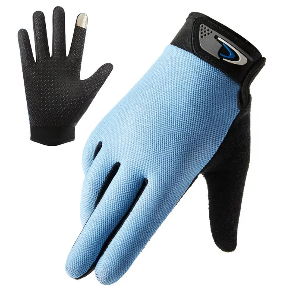 Running Gloves Gear: Ice Silk, Sun Protection, Touch Screen Full Finger Gloves / Rungear