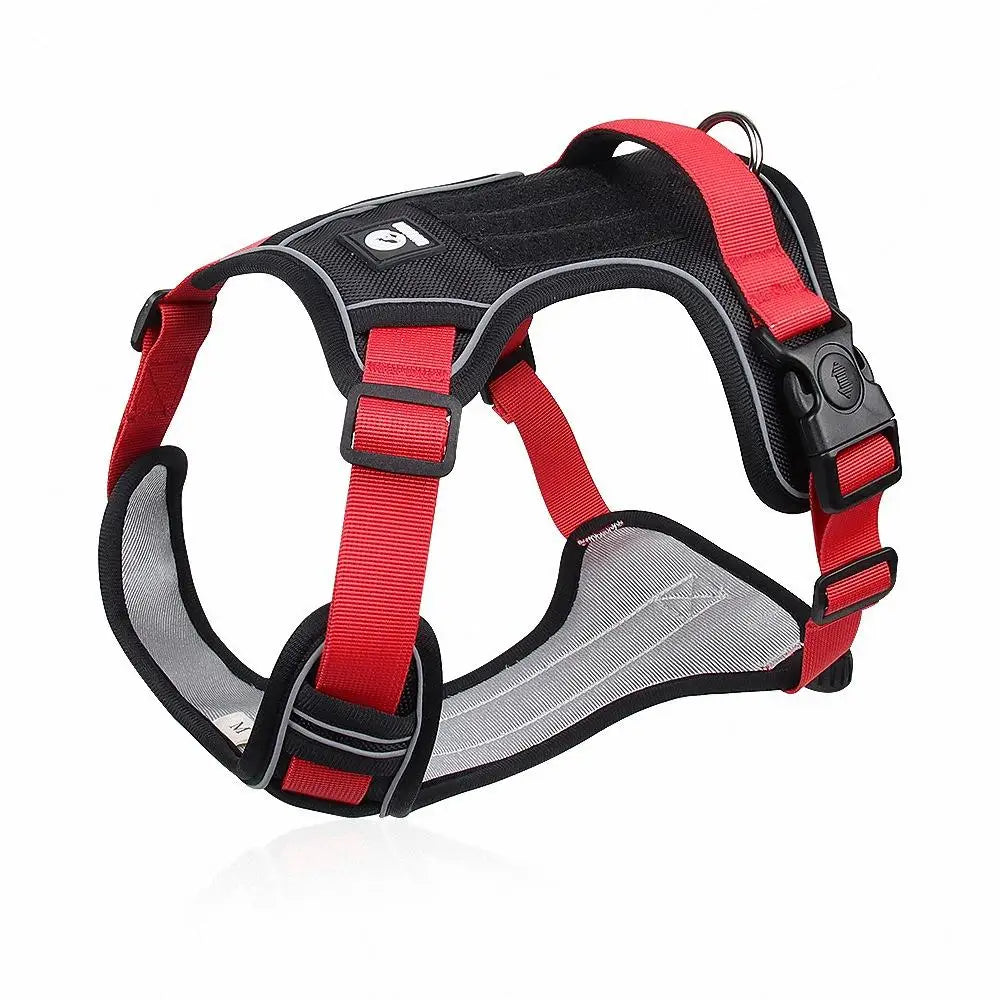Reflective Oxford Cloth Dog Harness Vest | Adjustable Buckle for Medium & Large Dogs | S–XL