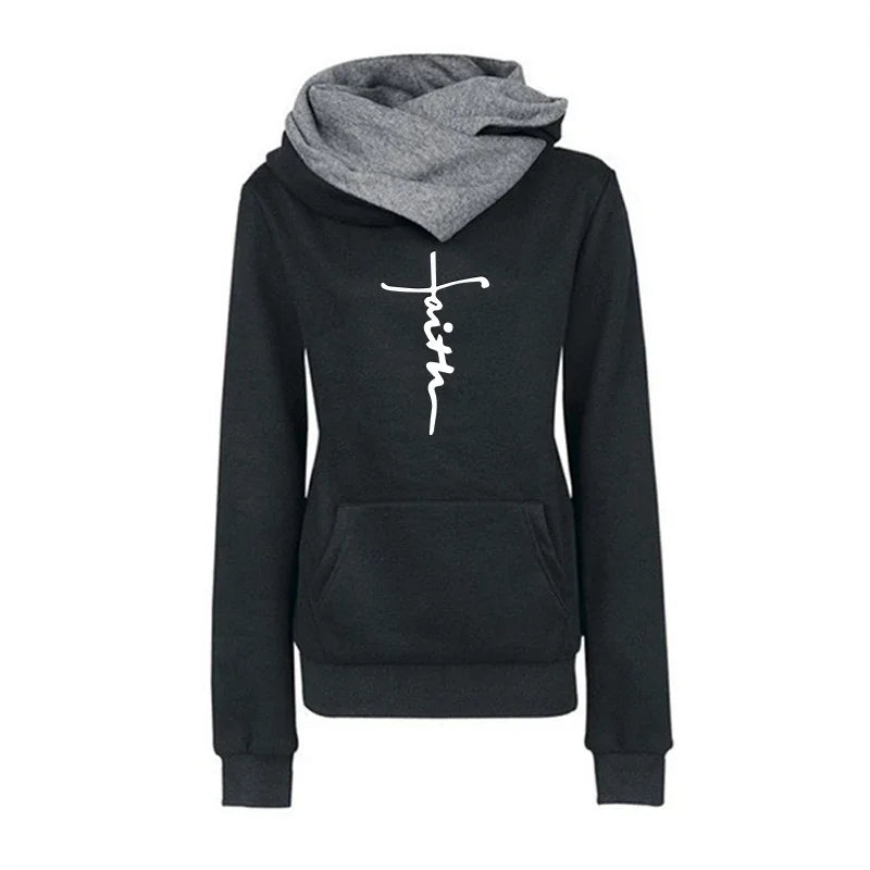 Women's Winter Apparel: Women's Quality, Versatile, Double Collar Pullover Hoodie / Rungear