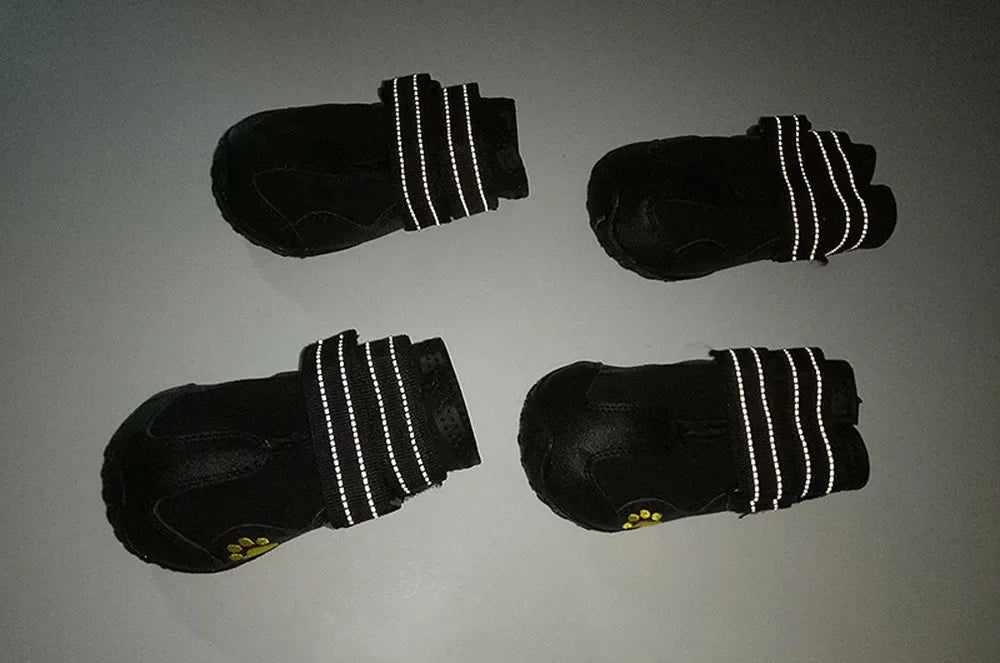 Waterproof Anti-Slip Rubber Dog Boots | Silica Gel Paw Protector Booties for Hot Pavement, Snow & Rain | RUNGEAR