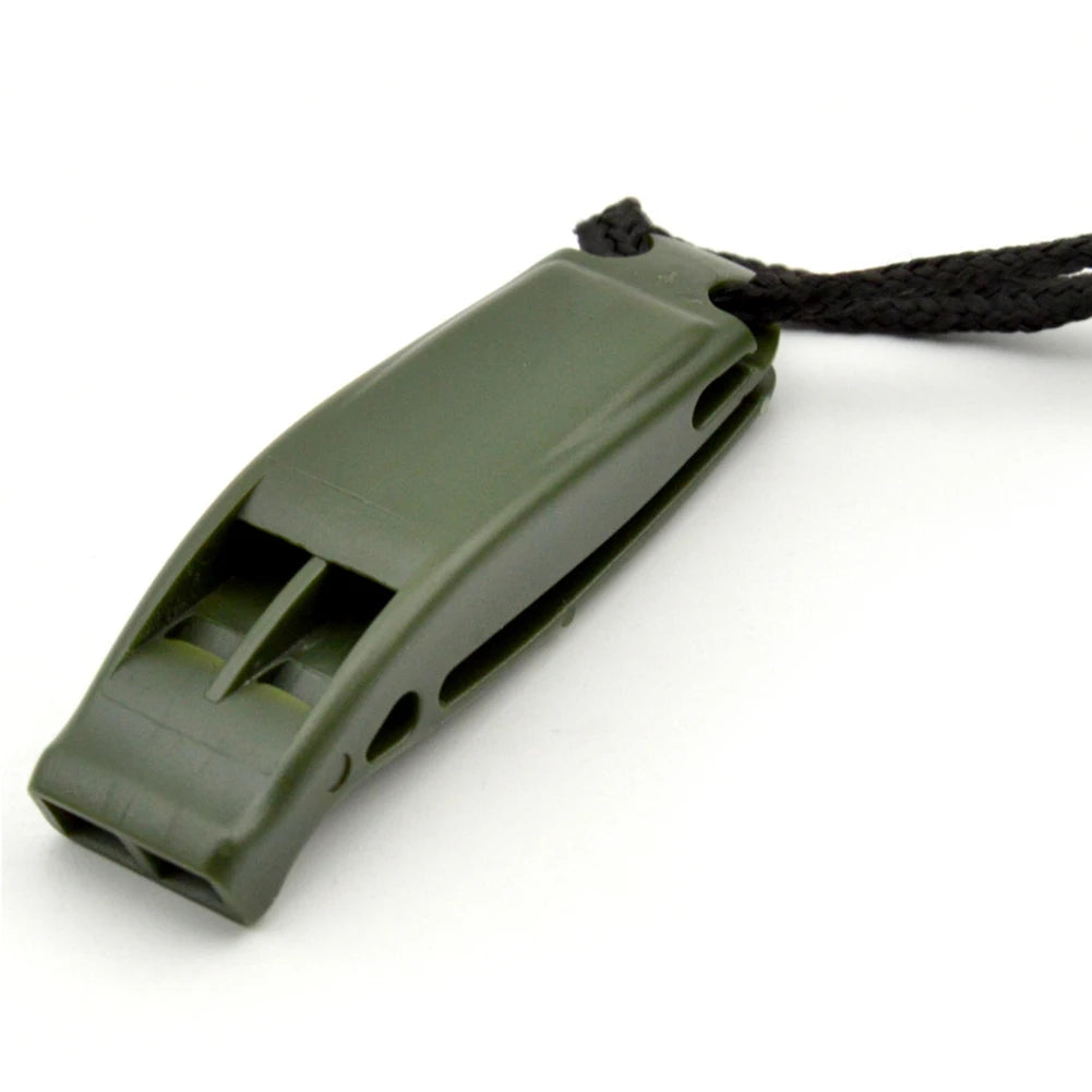 Dual-Frequency Safety Whistle – Pealess, Loud, Waterproof-Ready | Scuba Diving, Kayaking & Emergency Safety | Orange & Black
