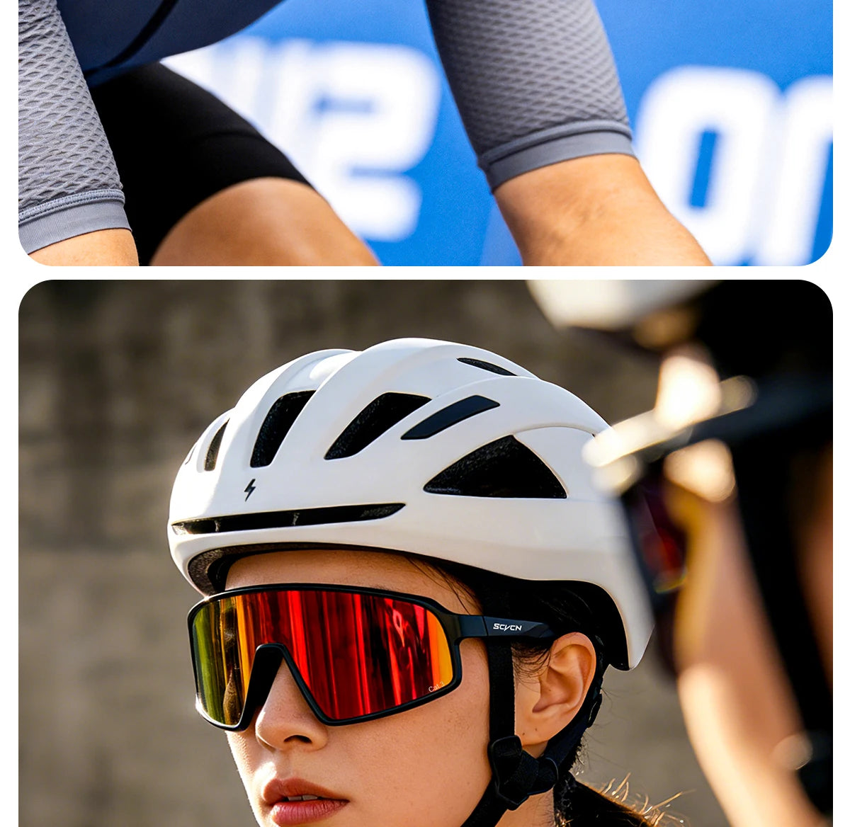 Running Sunglasses Gear: SCVCN New Large-Frame Outdoors Sports Running Sunglasses UV400 / Rungear