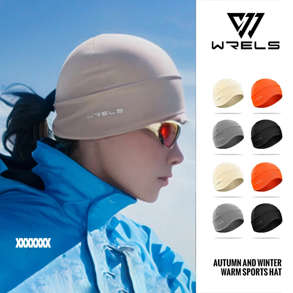 WRELS Winter Running Skull Cap Beanie — Thermal, Windproof, Snug Fit with Ear Flap