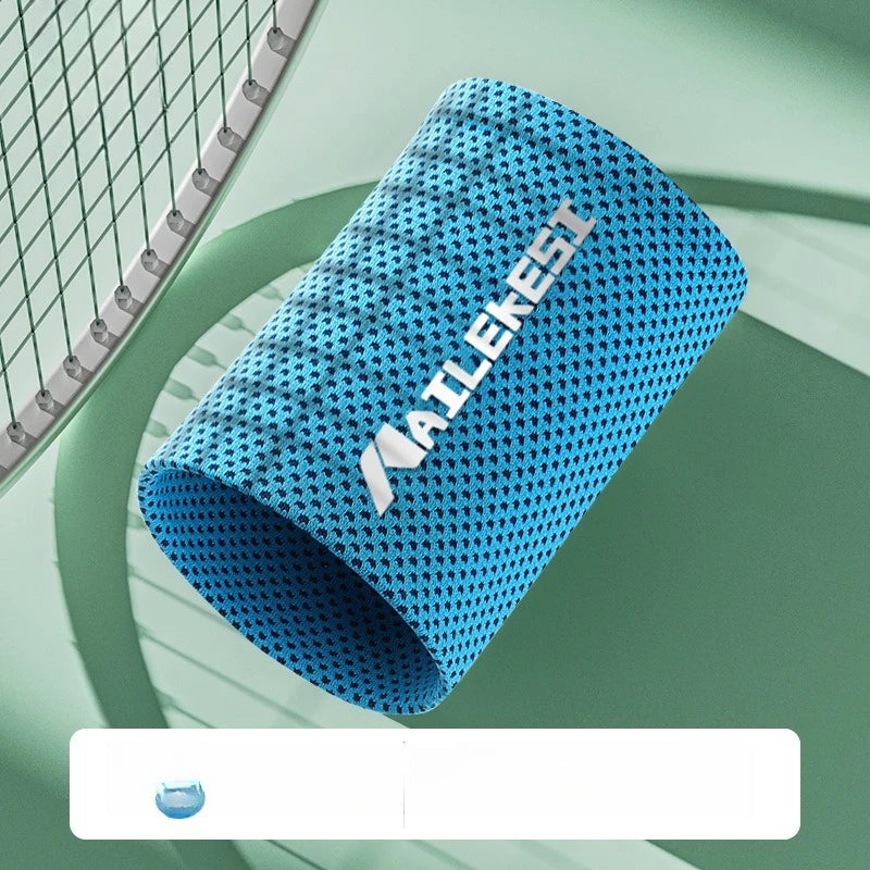 Quick-Dry Cooling Wrist Sweatband | Sweat Wipe Wristband for Running, Tennis & Fitness
