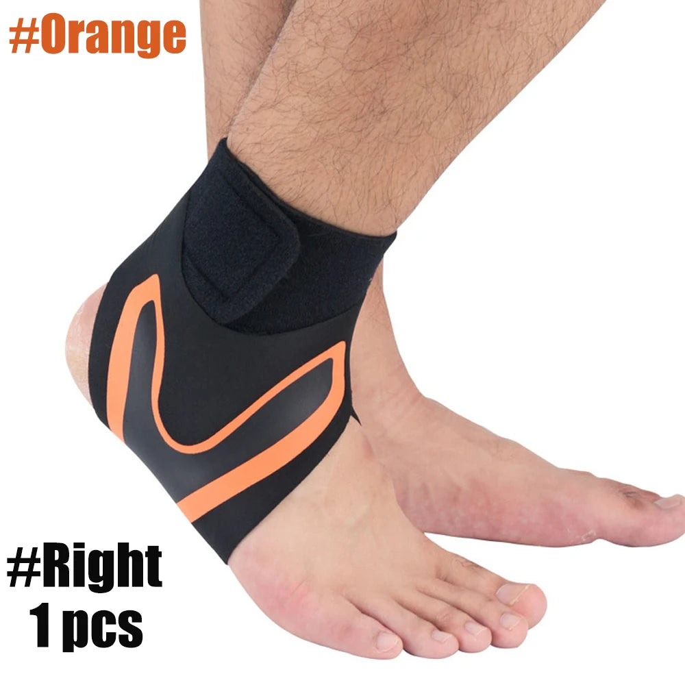 Recovery Gear Accessories: 1 PC Sport Ankle Stabilizer Brace, Compression Support for Pain Relief / Rungear