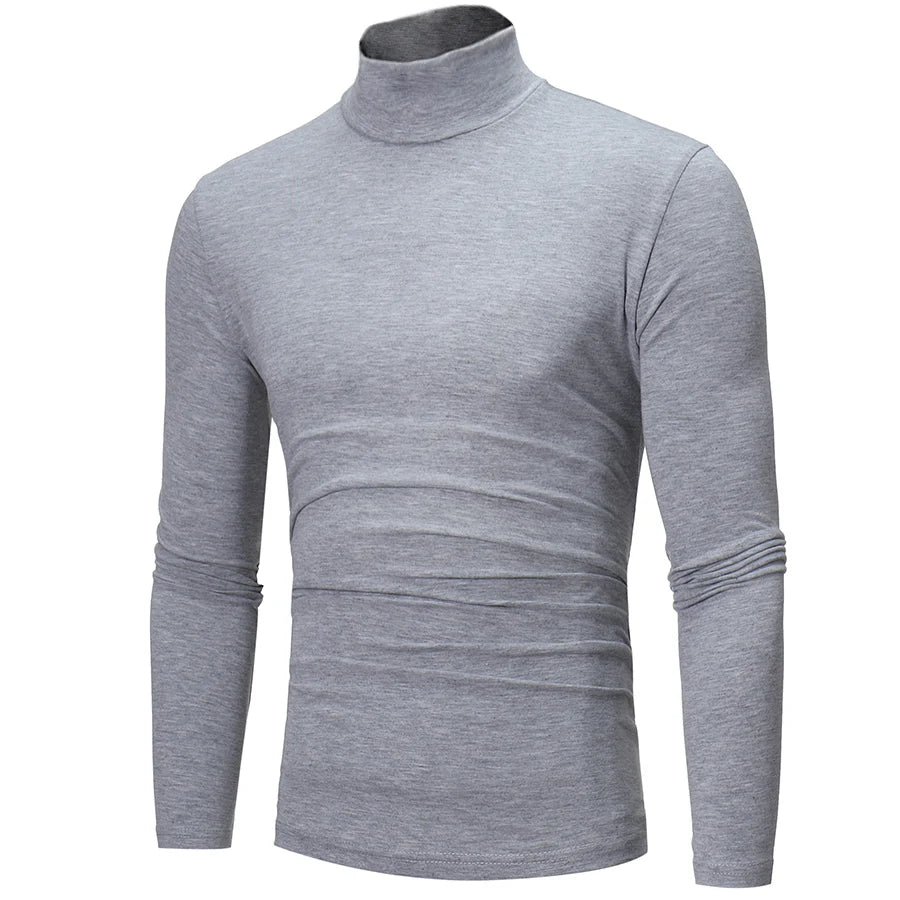Men's Thermal Apparel: Winter High Neck, Slim Fit, Long Sleeved, Thermal Shirt / Rungear