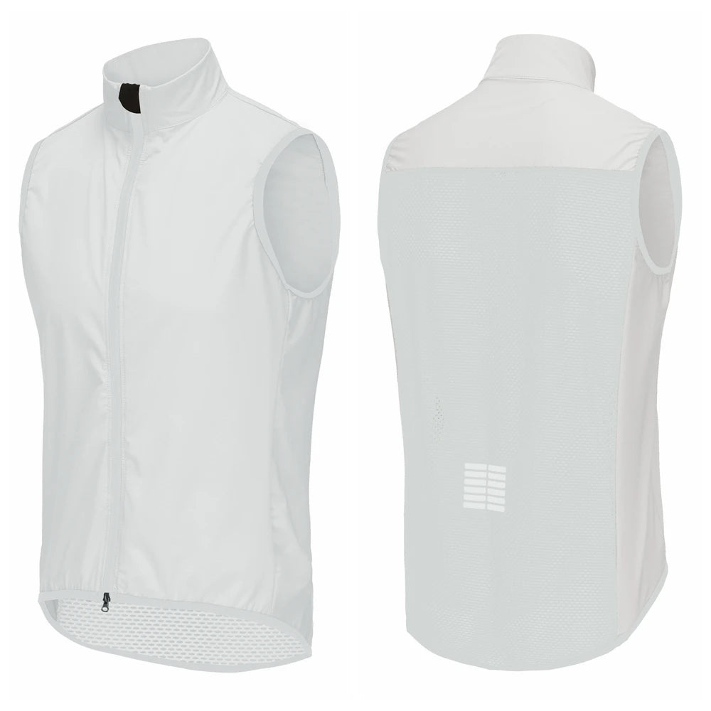 Men's Windproof Running Vest | Lightweight Sleeveless Jacket
