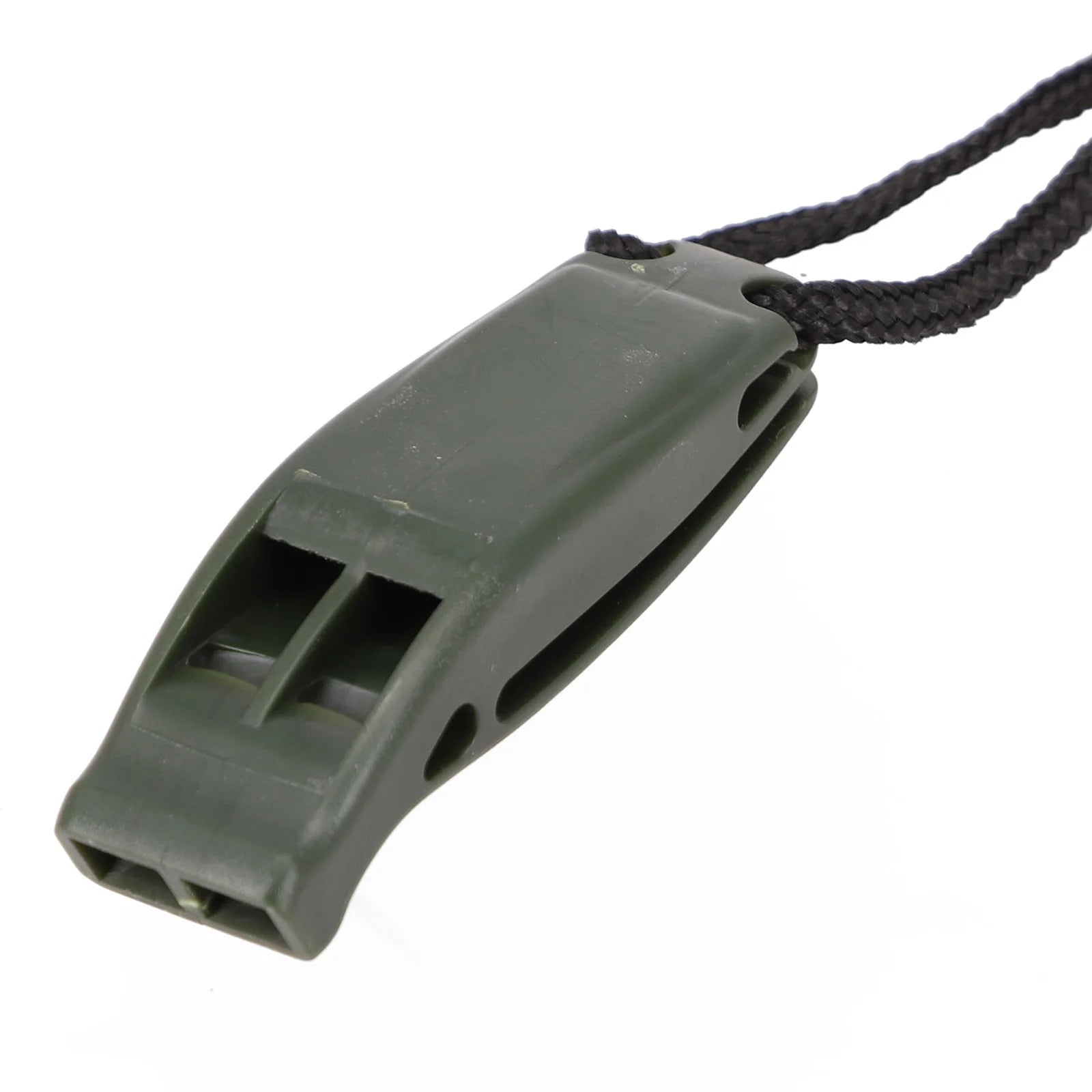 Dual-Frequency Safety Whistle – Pealess, Loud, Waterproof-Ready | Scuba Diving, Kayaking & Emergency Safety | Orange & Black