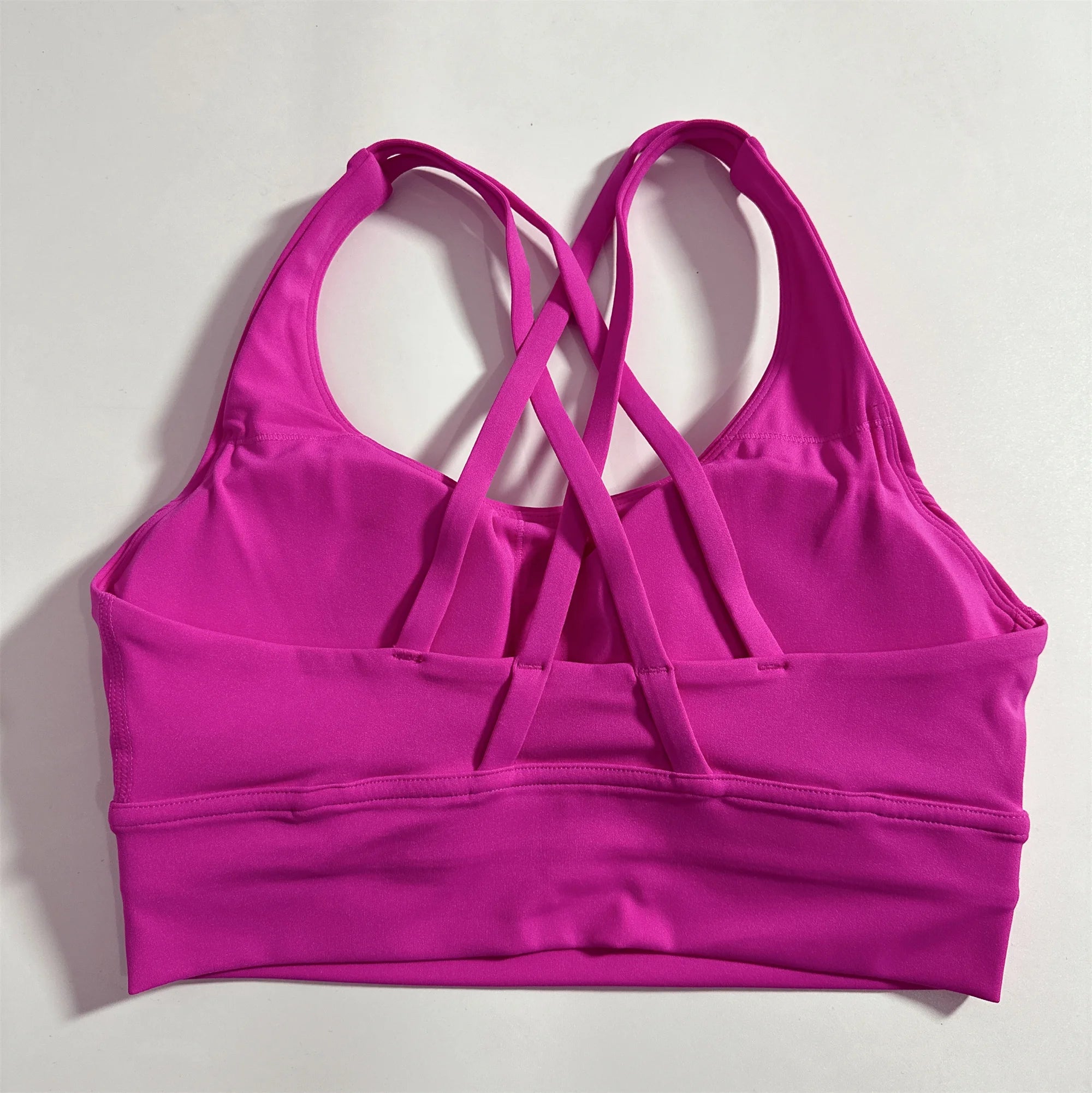Women's Bra Apparel: Solid Color, High Strength Shockproof, Soft Cross Back, High Strength Shockproof, Fitness Sports Bra / Rungear