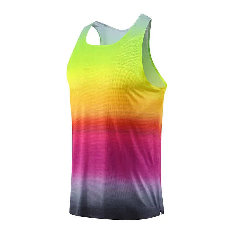 Men's Running Apparel: Summer, Loose Round Neck, Fitness Sports Sleeveless Athletes Singlet / Rungear
