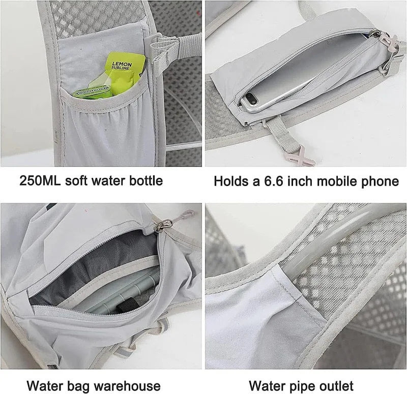 RUNGEAR Hydration Vest | Breathable Trail Running & Cycling Pack with Water Bladder
