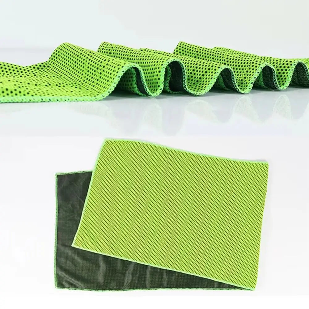 Sports Cold Towel – Mini Portable Quick-Dry Cooling Towel with Hook & Case