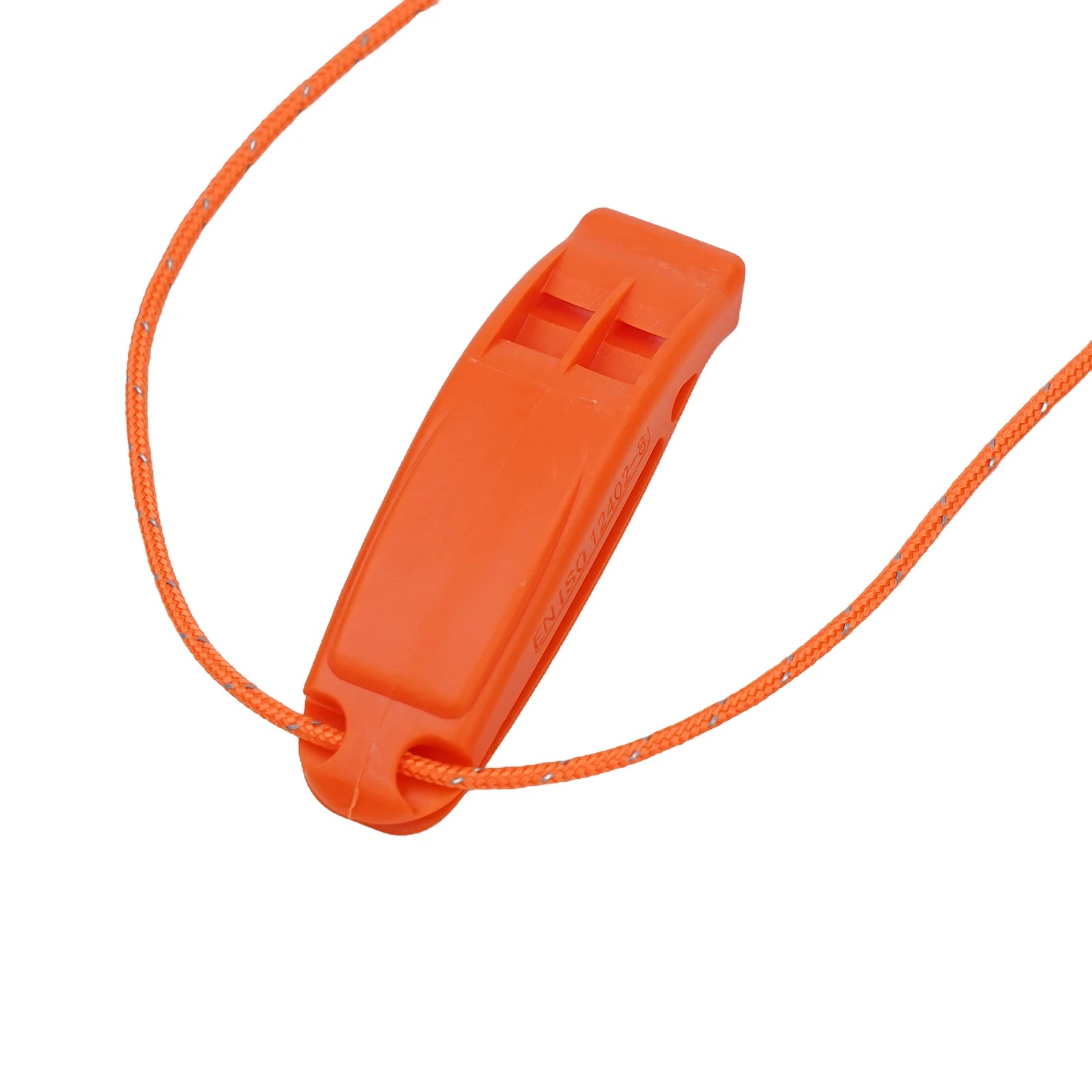 Dual-Frequency Safety Whistle – Pealess, Loud, Waterproof-Ready | Scuba Diving, Kayaking & Emergency Safety | Orange & Black