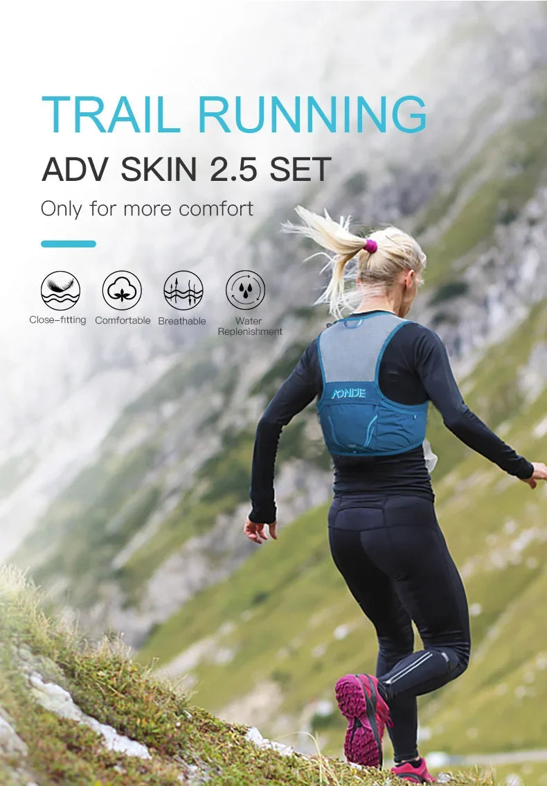 AONIJIE C932S 2.5L Hydration Running Vest | Lightweight Trail Pack for Marathon, Hiking & Climbing