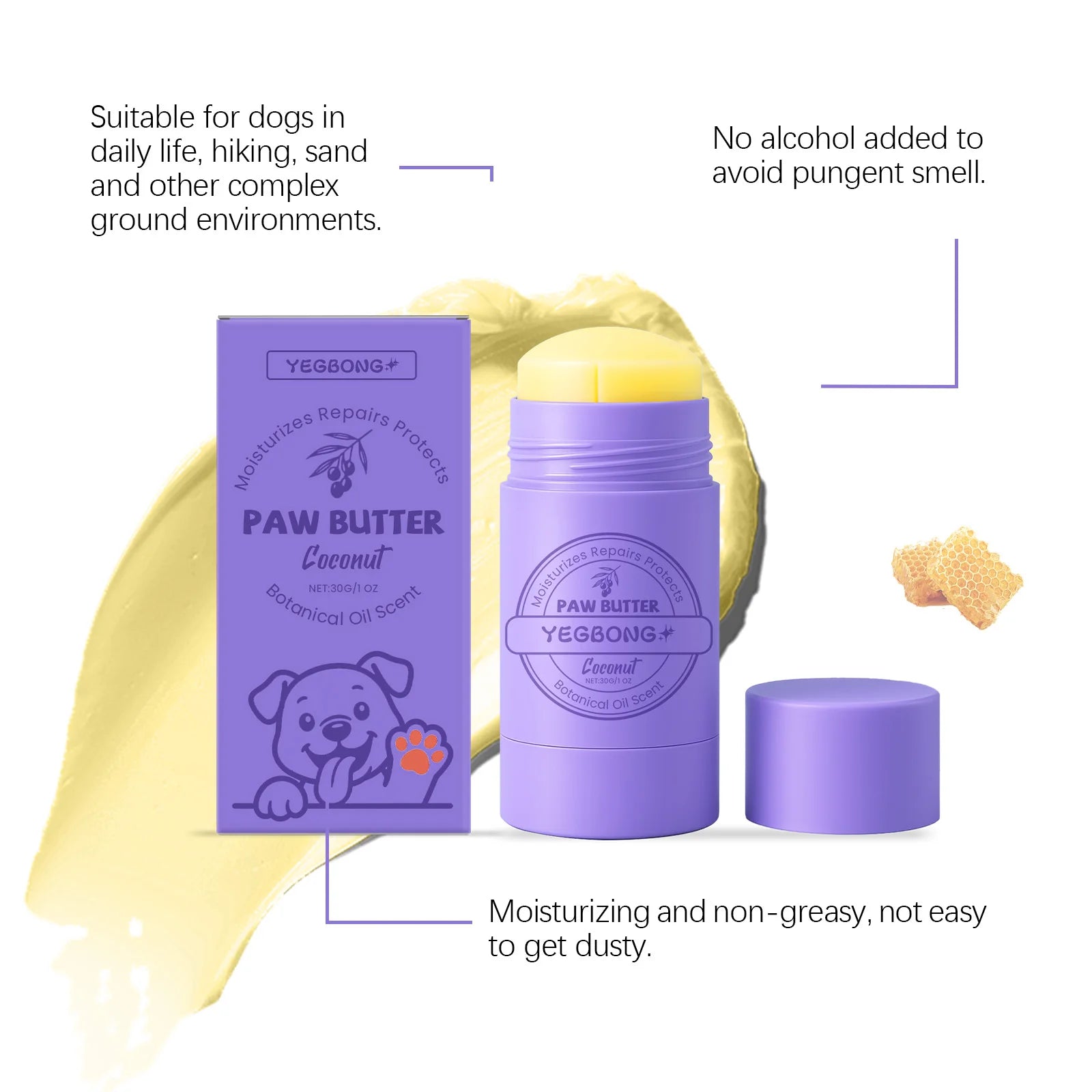 Beeswax Paw & Nose Balm for Dogs & Cats — 30g Moisturising Repair Cream