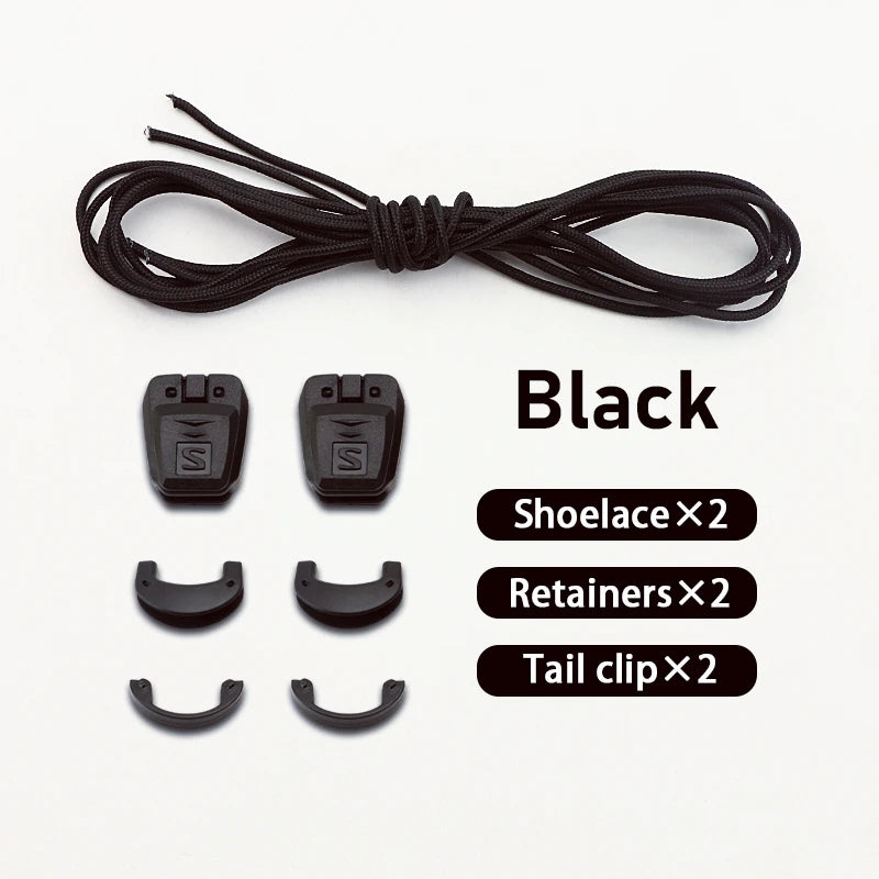 Round No-Tie Elastic Shoelaces | Adjustable Fit | 10 Colours | Running & Sport
