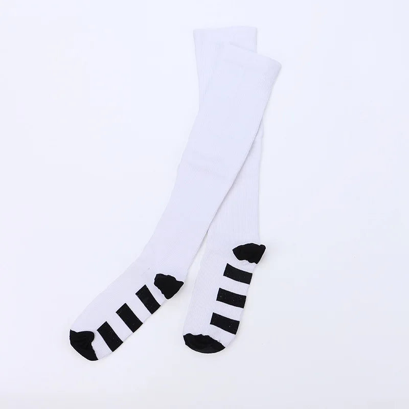 Compression Sock Accessories: Unisex Non-Slip, Knee-High Sports Compression Socks For Fitness / Rungear