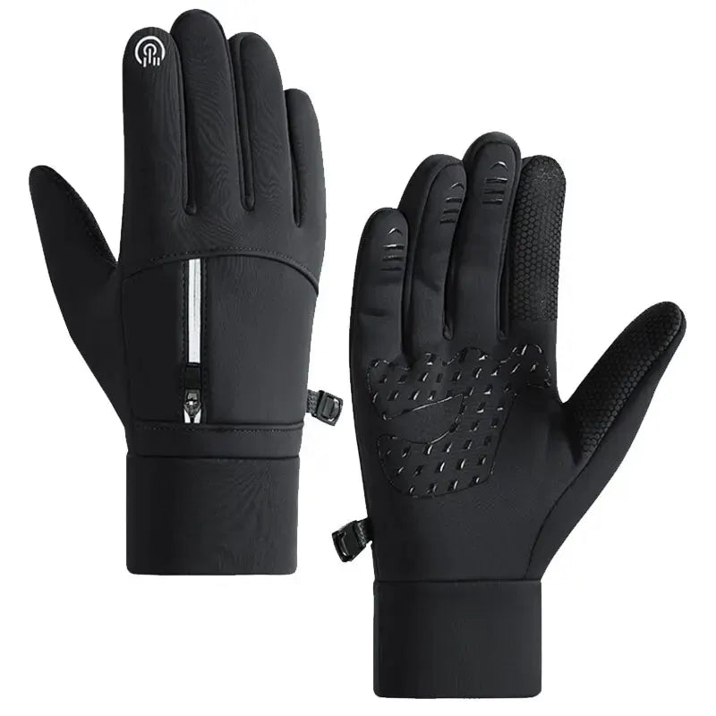 Thermal Waterproof Running Gloves | Touch Screen, Anti-Slip & Wrist Zip | Unisex | RUNGEAR