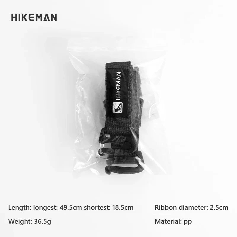 HIKEMAN Adjustable Outdoor Luggage Straps Camping Travel Gear Buckle Fastening Packing Belt for Hiking Accessories