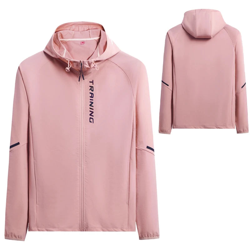 Women's Jacket Apparel: Breathable, Outdoor, Long Sleeved Summer Workout Sports Jacket with Zipper / Rungear