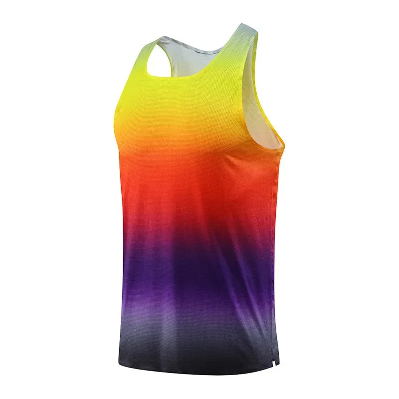 Men's Running Apparel: Summer, Loose Round Neck, Fitness Sports Sleeveless Athletes Singlet / Rungear