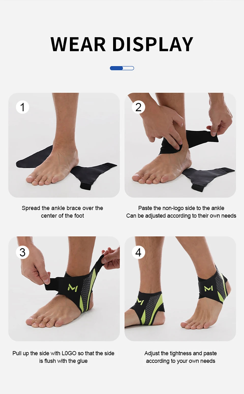 Sports Ankle Support Brace | Anti-Sprain Protection for Running & Basketball | Unisex