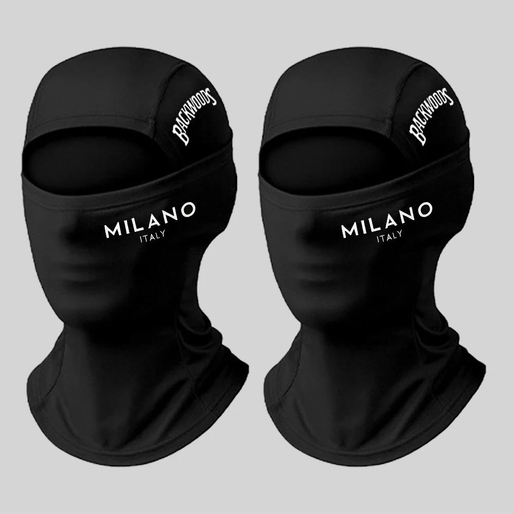 Running Hat Accessories: Milano Breathable Ice Silk Balaclava Print Design, Suitable For Outdoor Sports / Rungear