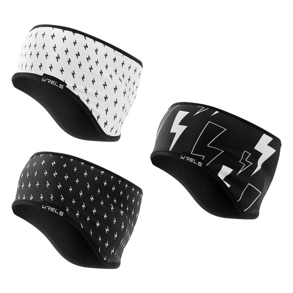 Running Hat Accessories: WRELS Thermal, Windproof, Stretchy Fleece Headband Sports Sweatband for Running Skiing, Hiking, Walking / Rungear