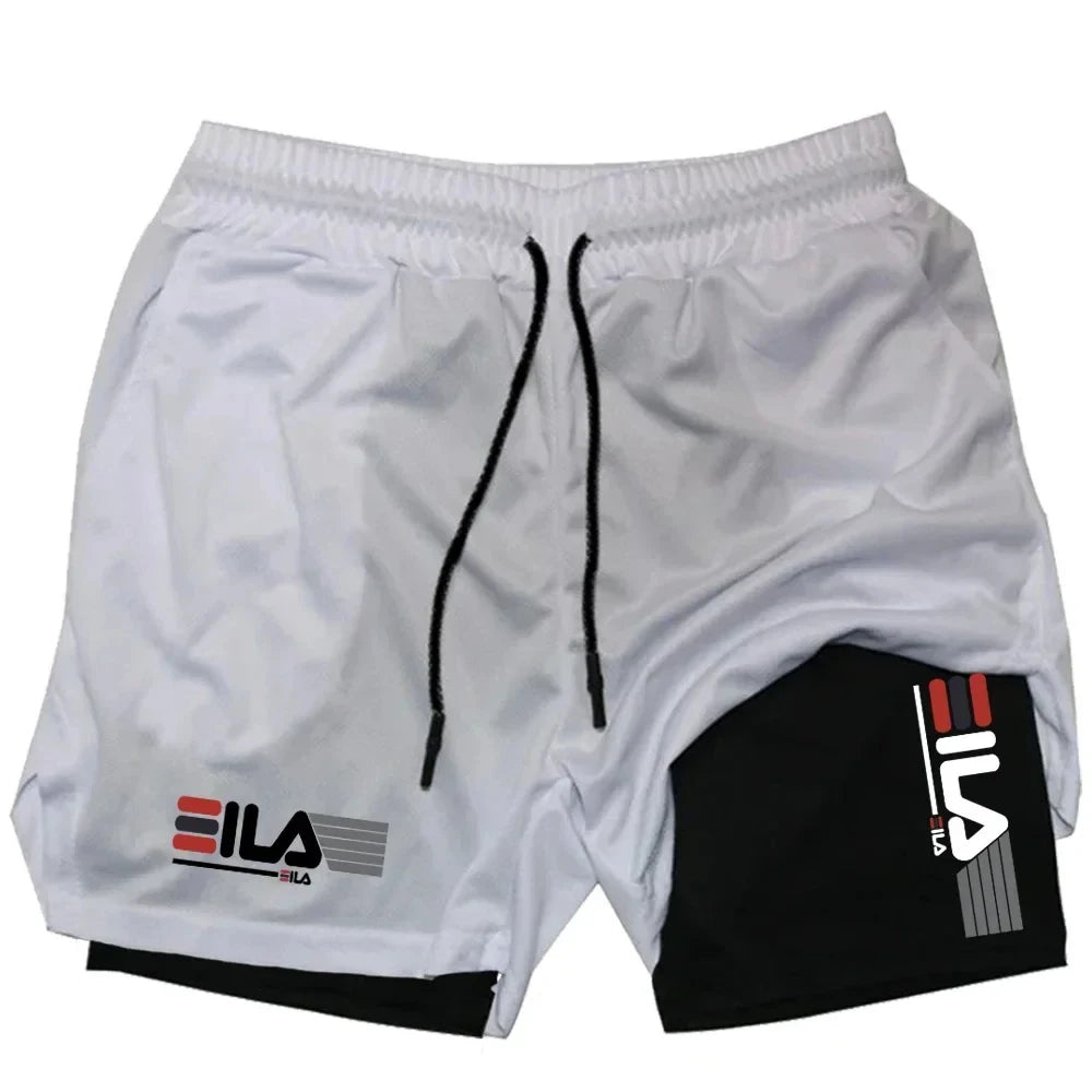 Men's Running Apparel: 2-in-1 Breathable, Quick-Dry, Double-Layer Sports Shorts M-3XL / Rungear