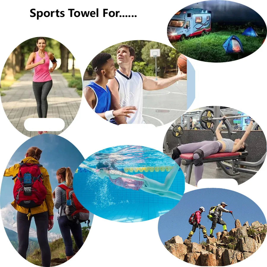 Microfibre Sports Towel | Quick-Dry, Sweat-Absorbent | 40×80cm | RUNGEAR