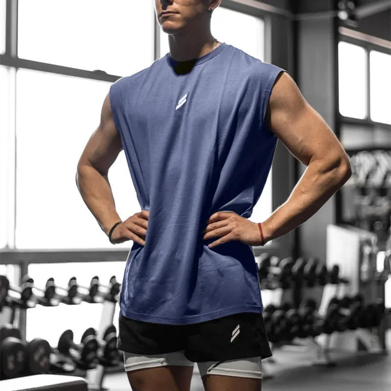 Men's Running Apparel: Sleeveless, Quick-Dry, Breathable Mesh Workout Tank T-Shirt / Rungear