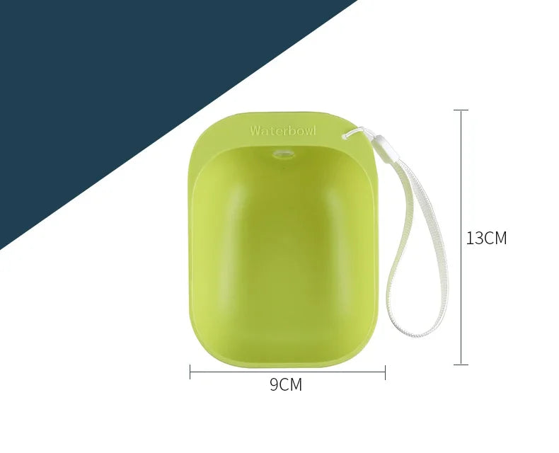 Portable Pet Water Bottle with Fold-Out Bowl – For Dogs & Cats