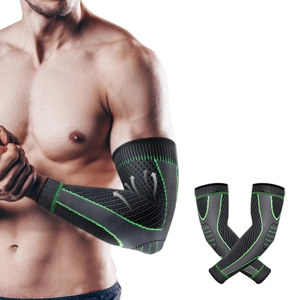 Compression Gear Accessories: 2PC Compression Sleeve for Tendonitis -Sports Arm Protection / Rungear