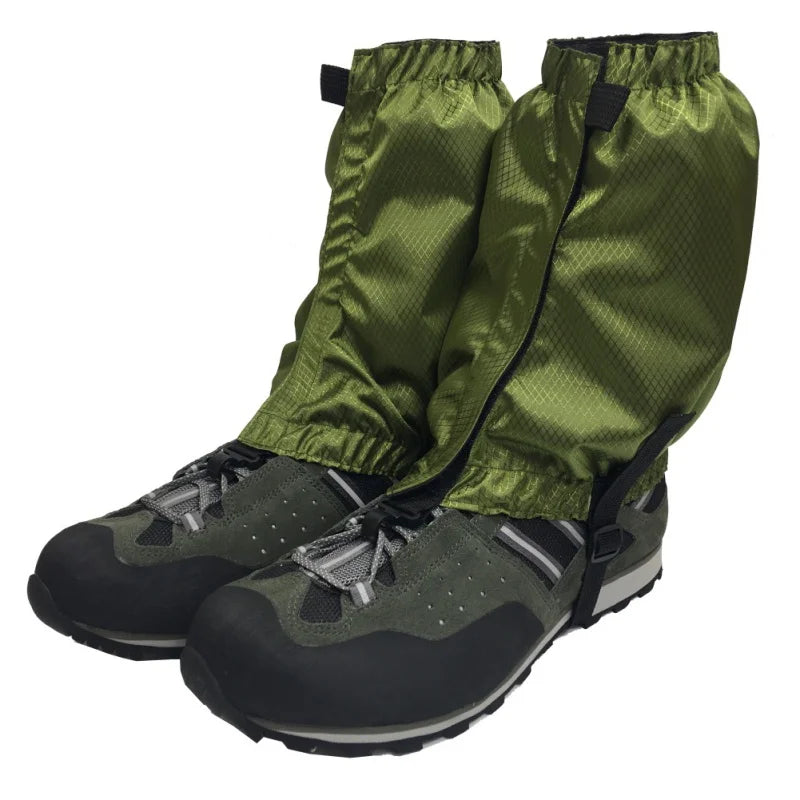 Protective Waterproof Leg Cover Gaiters For Mountain Trekking Skiing Climbing Hunting