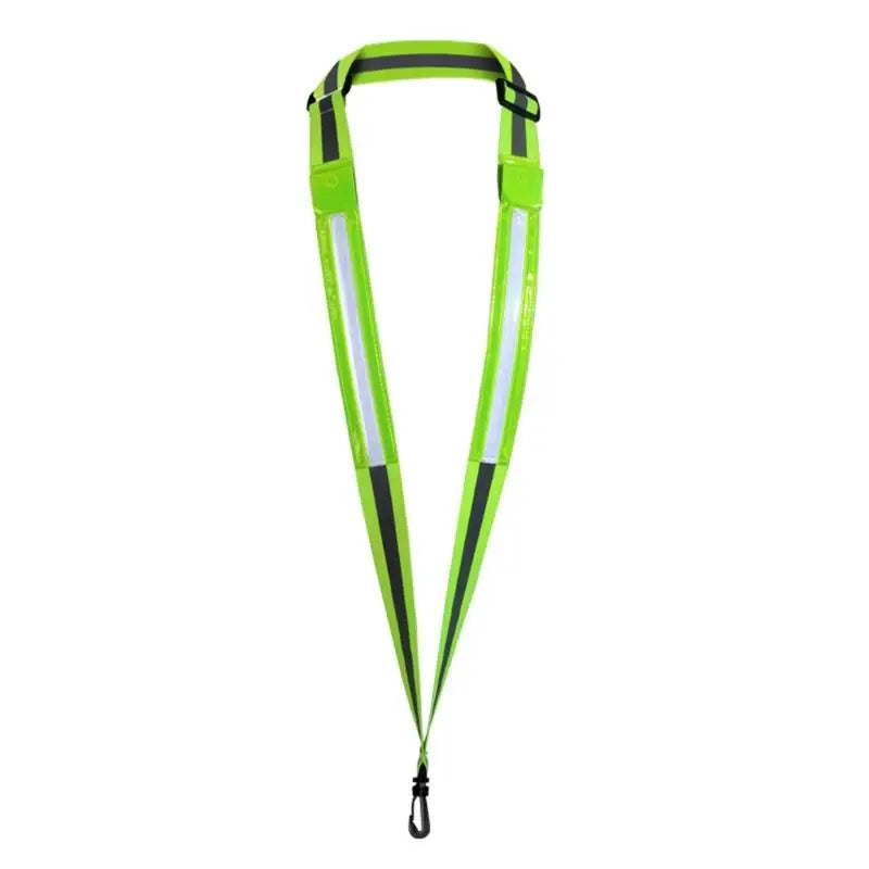 LED Reflective Crossbody Safety Strap – High-Vis Running & Cycling Gear