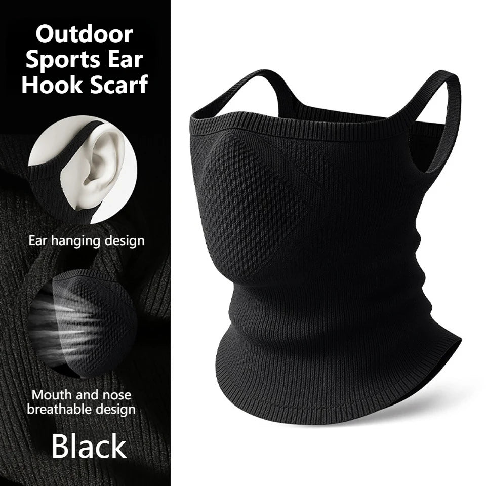 Winter Hat Accessories: KoKossi Windproof, Breathable, Ear Hanging Neck Protection Face Cover for Outdoor Sports / Rungear