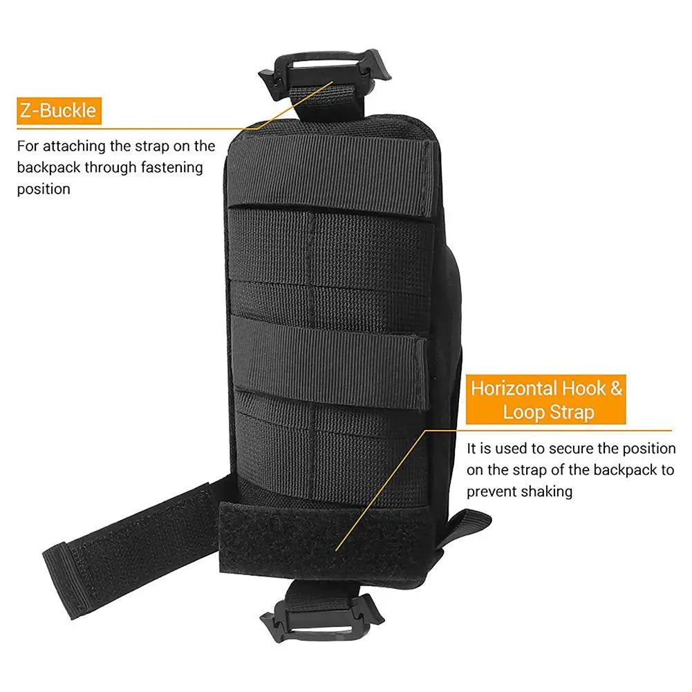 Backpack Shoulder Strap Pouch | EDC Phone & Gear Organiser for Hiking, Running & Camping | RUNGEAR