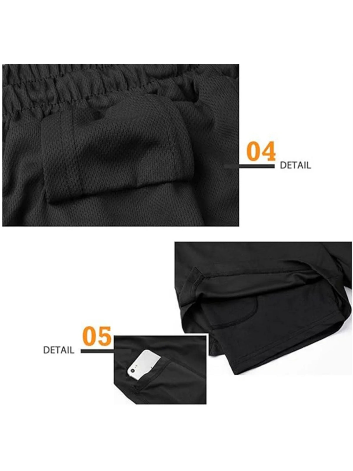 Men's 2-in-1 Compression Training Shorts | Moisture-Wicking Quick-Dry