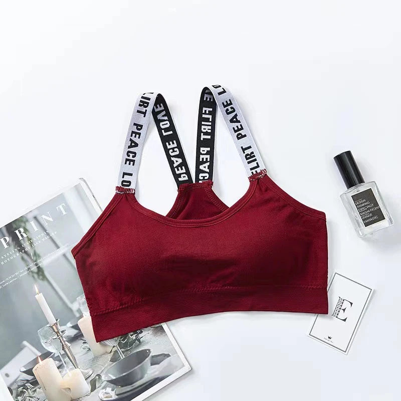 Women's Push-Up Sports Bra with Support Pads
