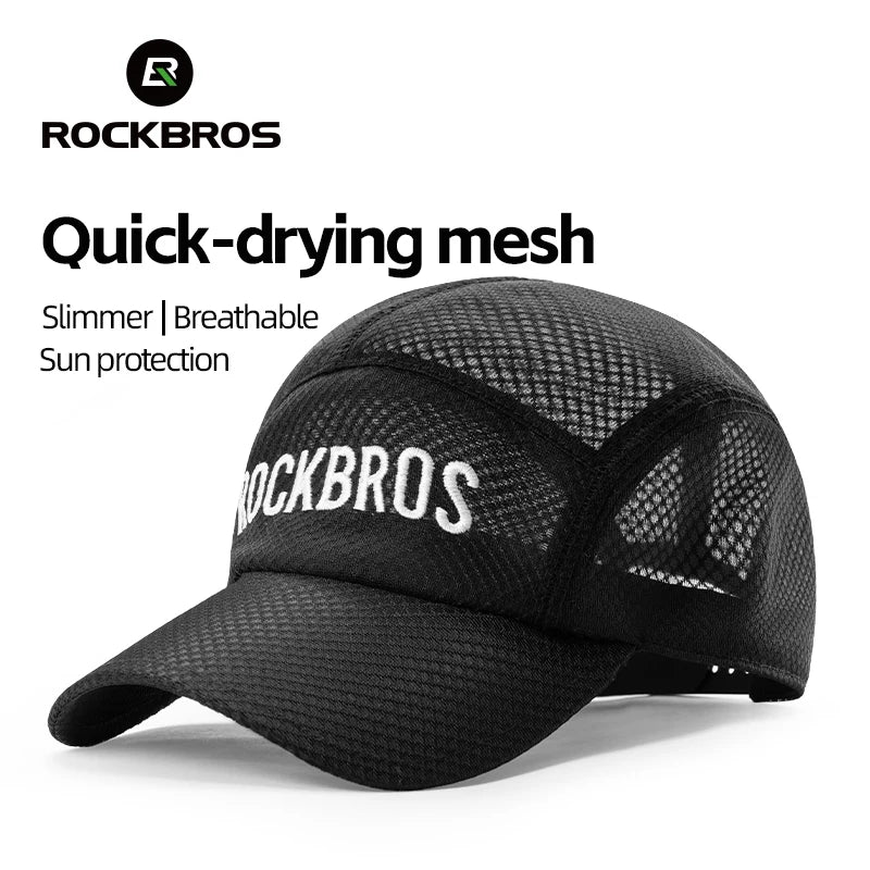 ROCKBROS Summer Lightweight Breathable Quick-Dry UV Protection Sports Cap